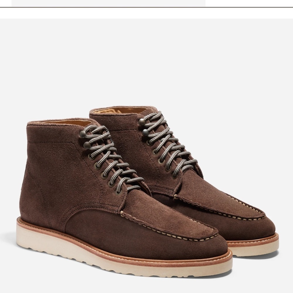 Nisolo All Weather Mateo Leather Boots Brown Size 12